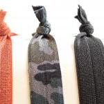 Hair Ties, Bracelets, Foe, Coral, Camouflage,..
