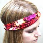 Knotted Headband, Turband, Aztec Print, Orange,..